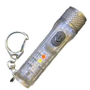 Mini LED Glow In The Dark Keychain Flashlight Torch